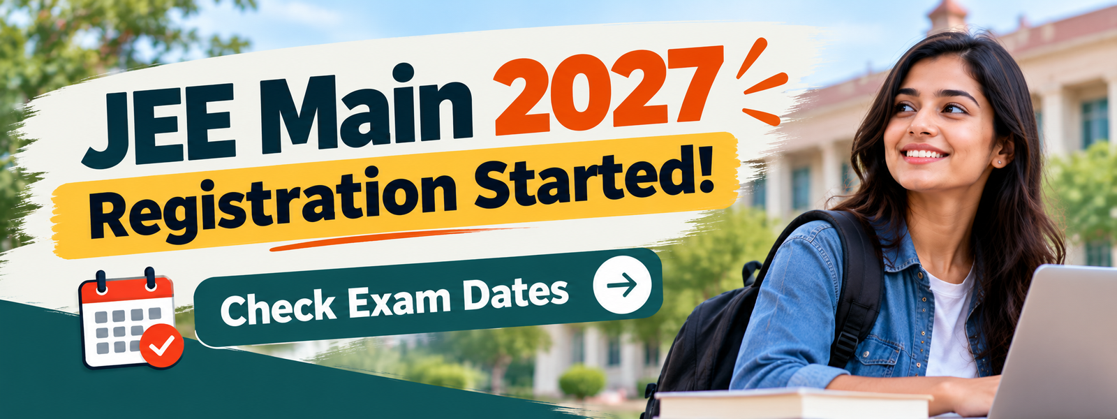 JEE Main 2027 Registration Started: Check Exam Dates
